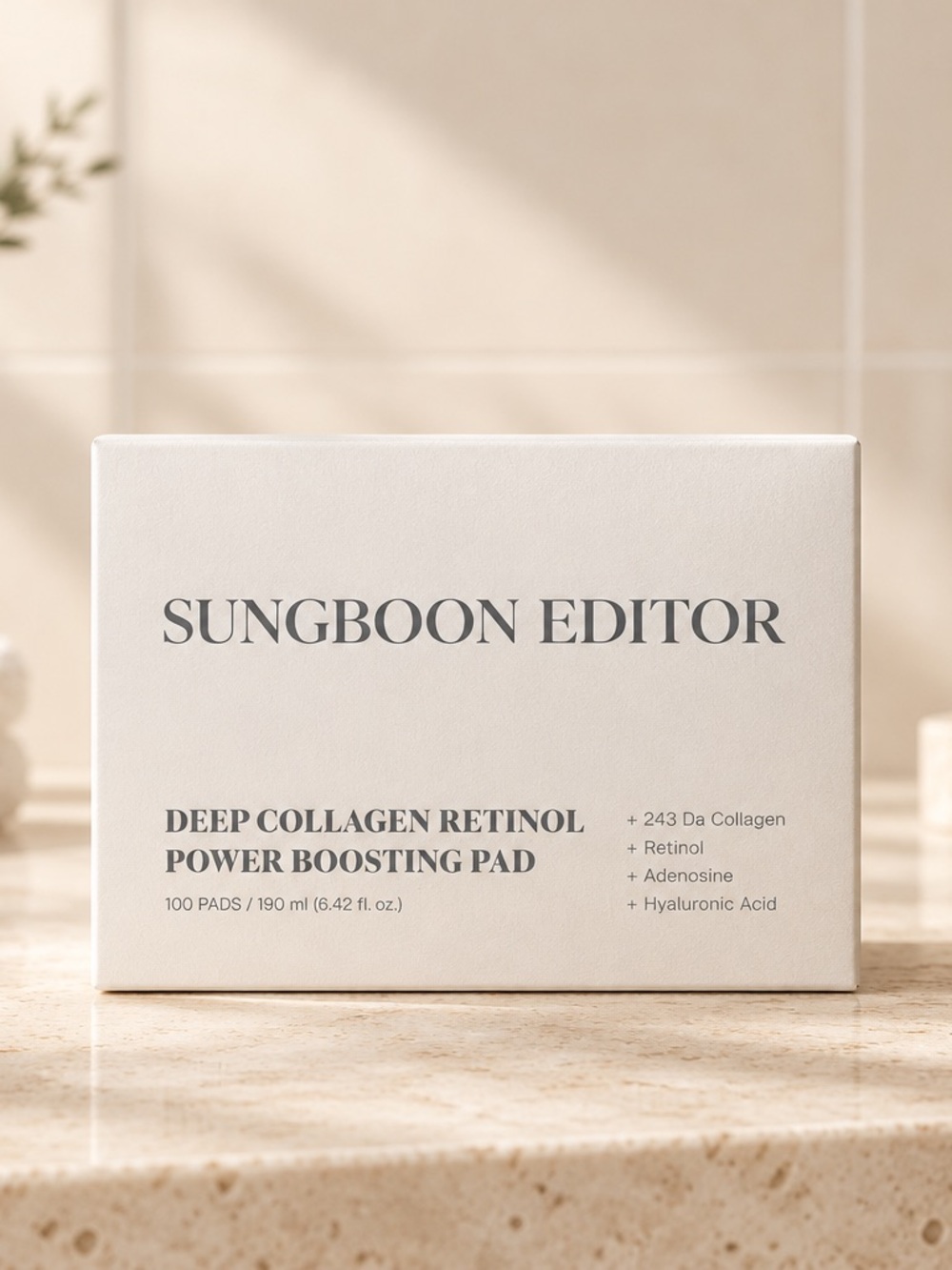 Sungboon Editor Deep Collagen Retinol Power Boosting Pads
